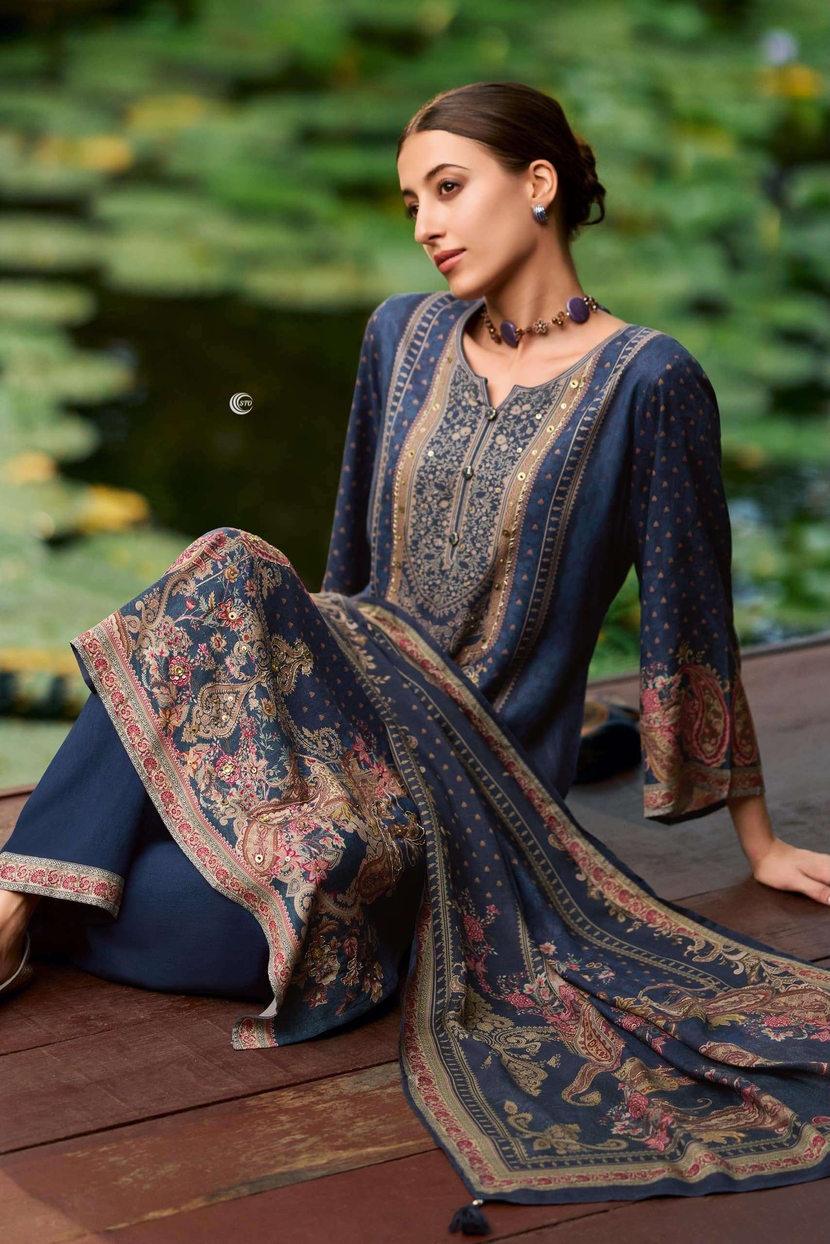 PURE COTTON PRINT WITH EMBROIDERY SUIT
