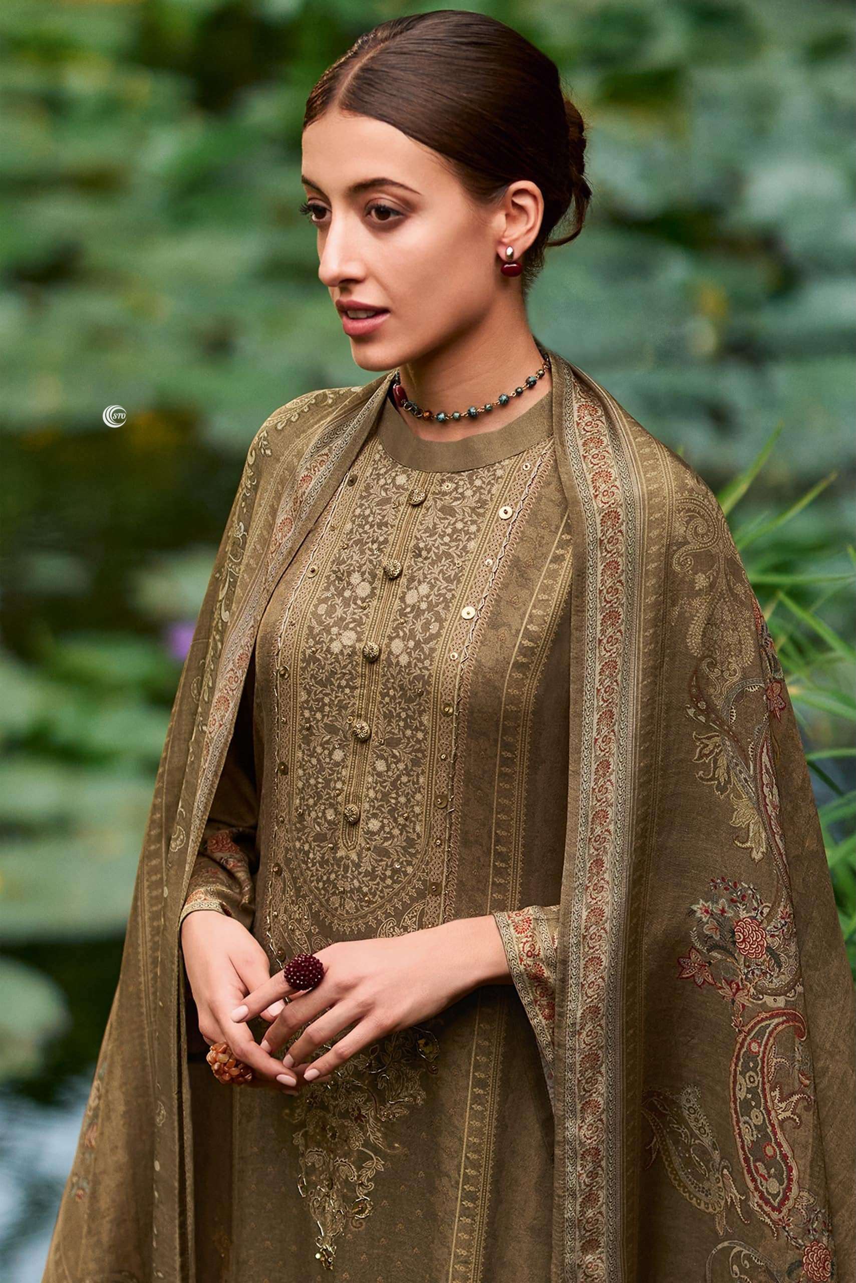 PURE COTTON PRINT WITH EMBROIDERY SUIT