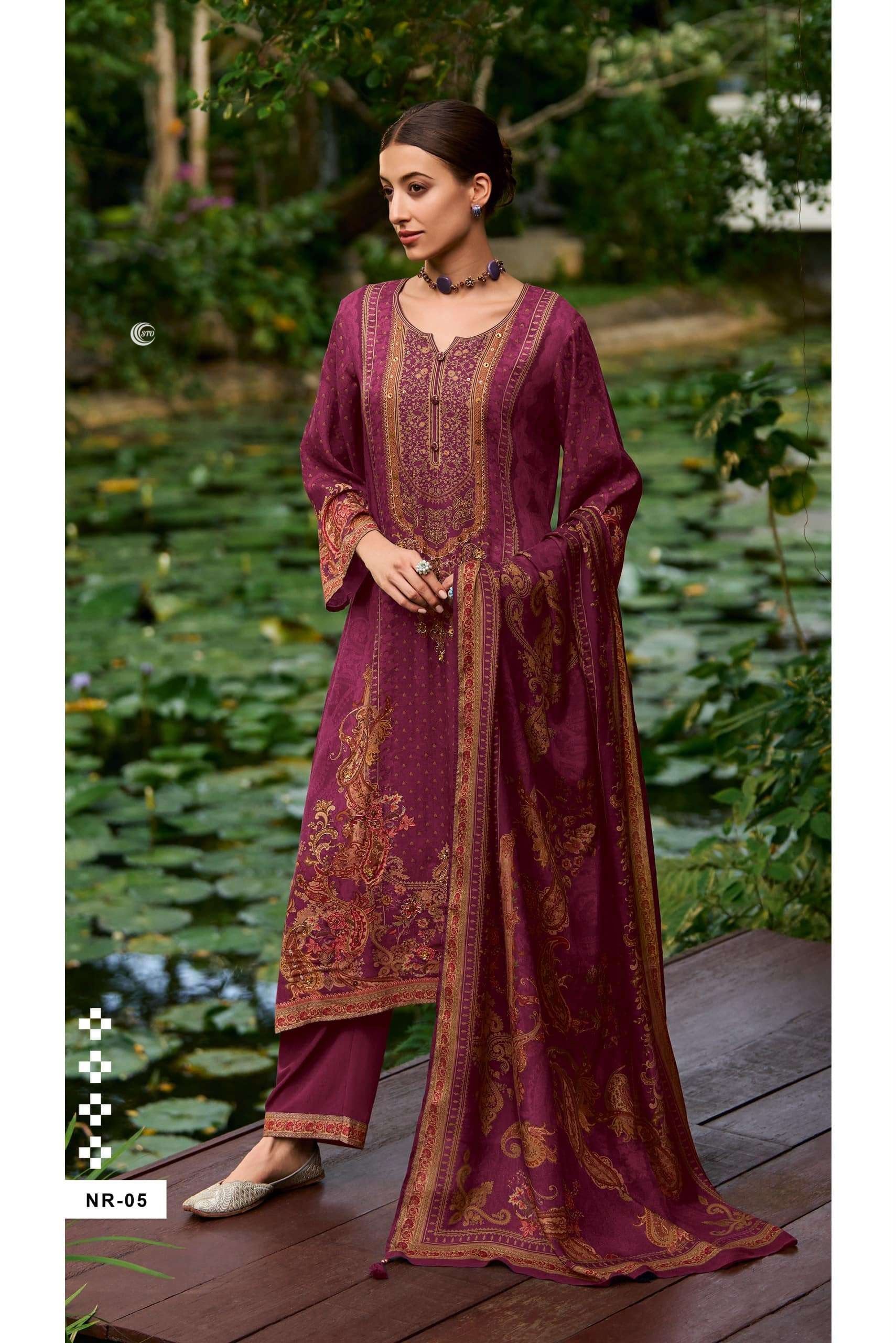 PURE COTTON PRINT WITH EMBROIDERY SUIT