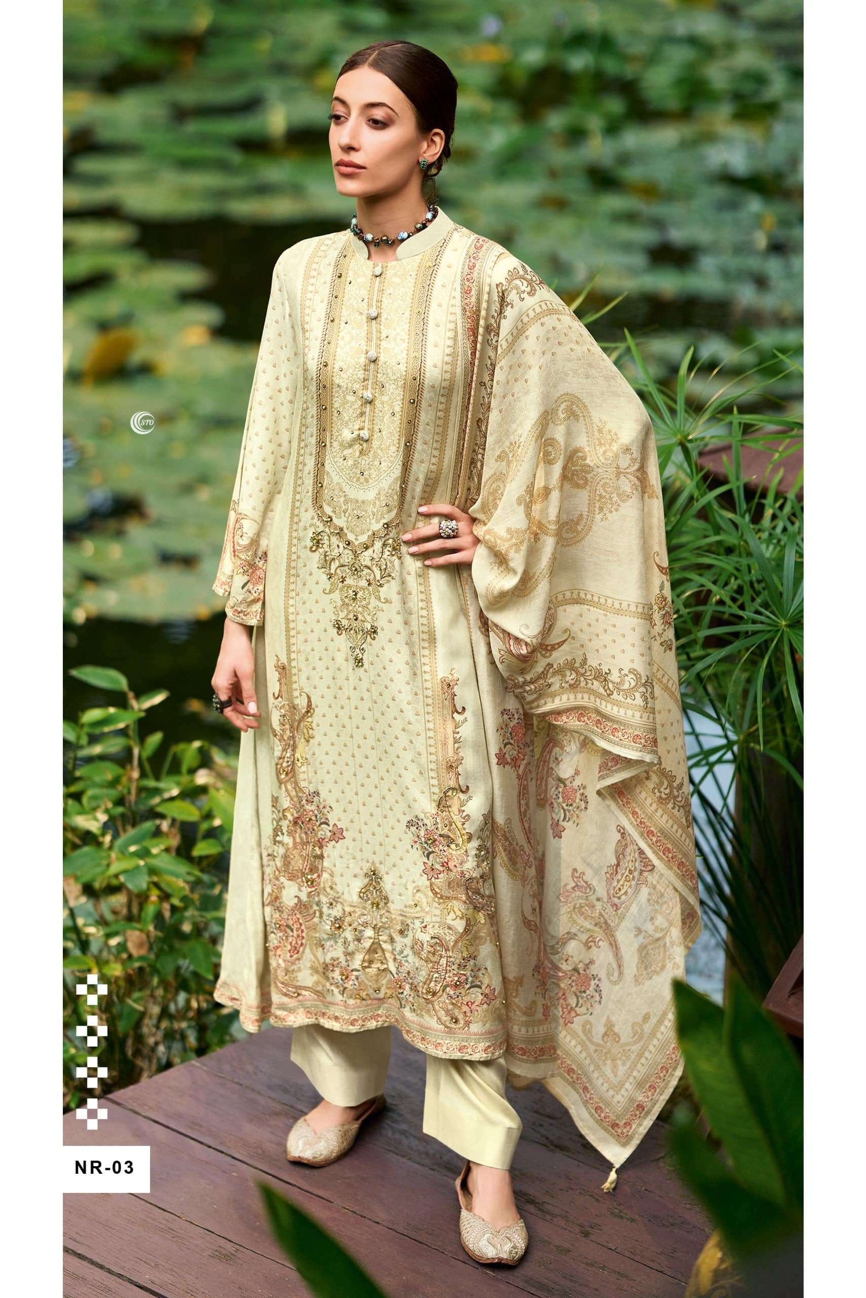 PURE COTTON PRINT WITH EMBROIDERY SUIT