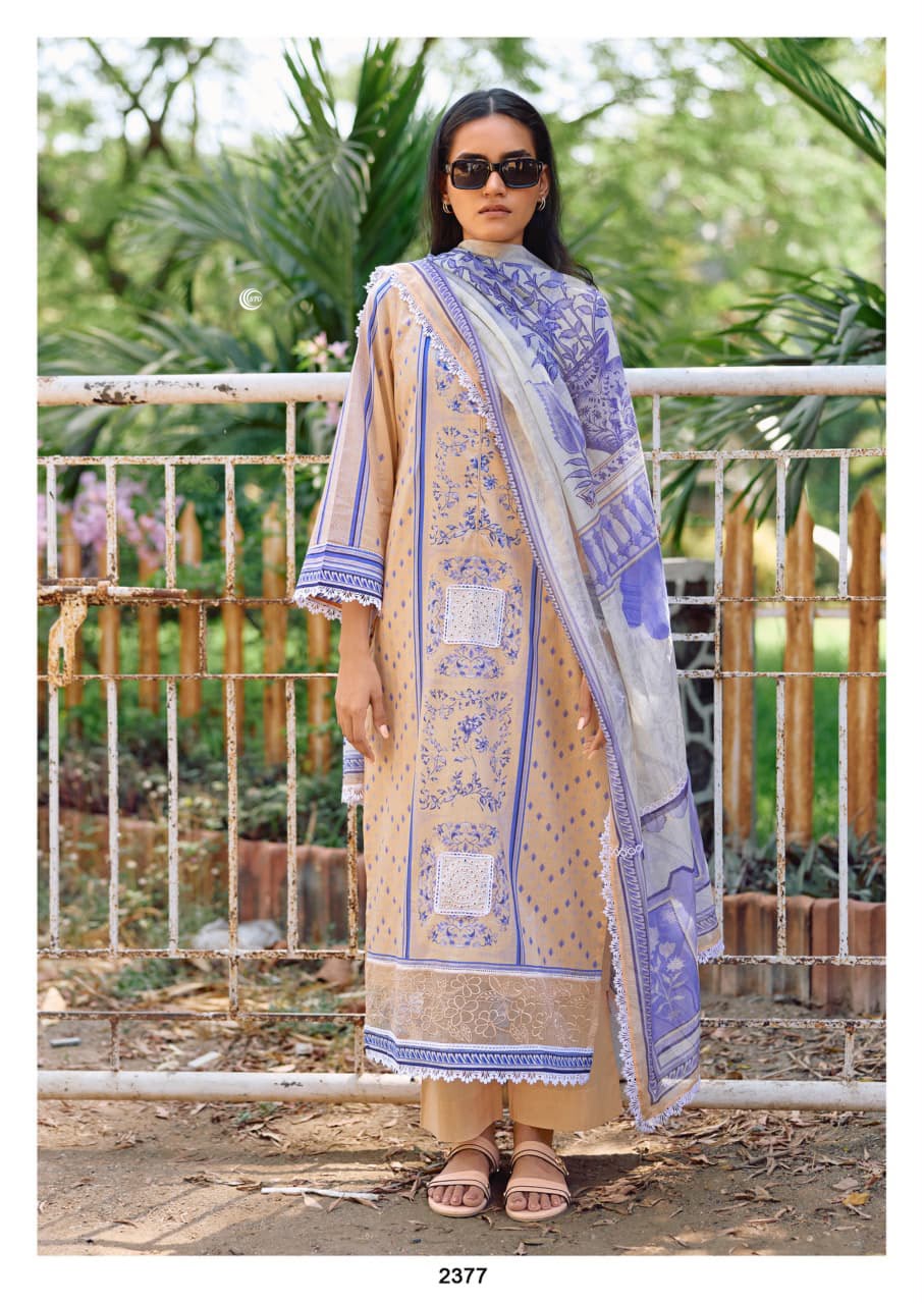 PURE LAWAN COTTON PRINT WITH EMBROIDRY