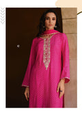PURE MASLIN SILK PRINT WITH EMBROIDERY