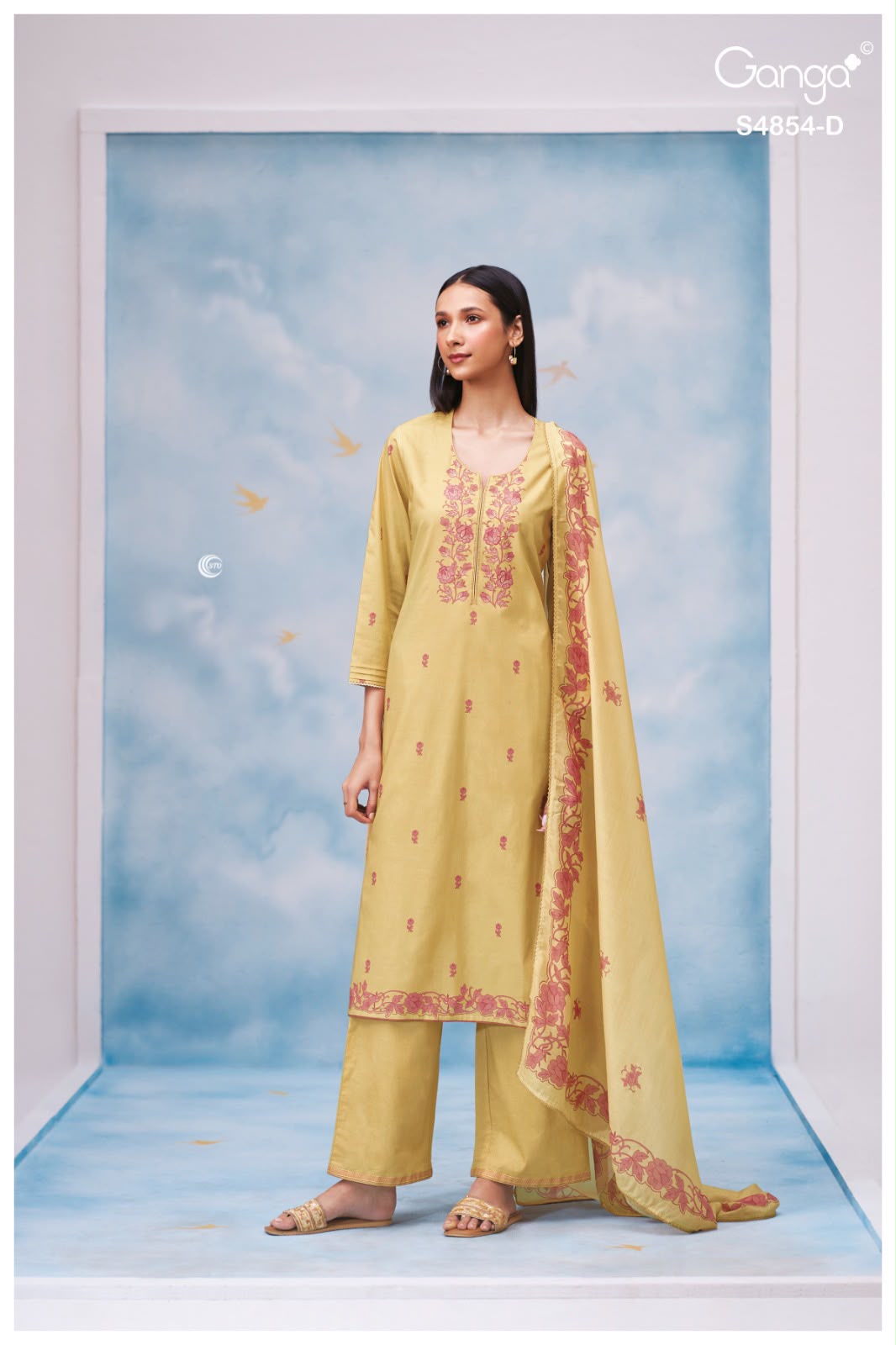 PURE COTTON PRINT WITH EMBROIDERY SUIT