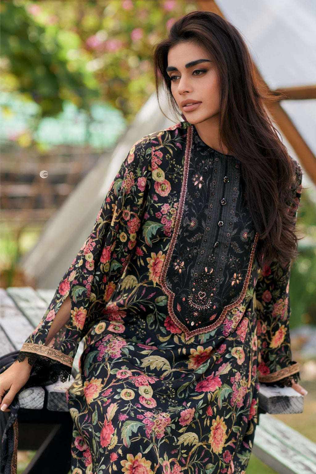 PURE COTTON PRINT WITH EMBROIDERY SUITS &amp; PURE COTTON DUPATTA, COTTON BOTTOM